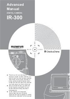 Olympus IR 300 manual. Camera Instructions.